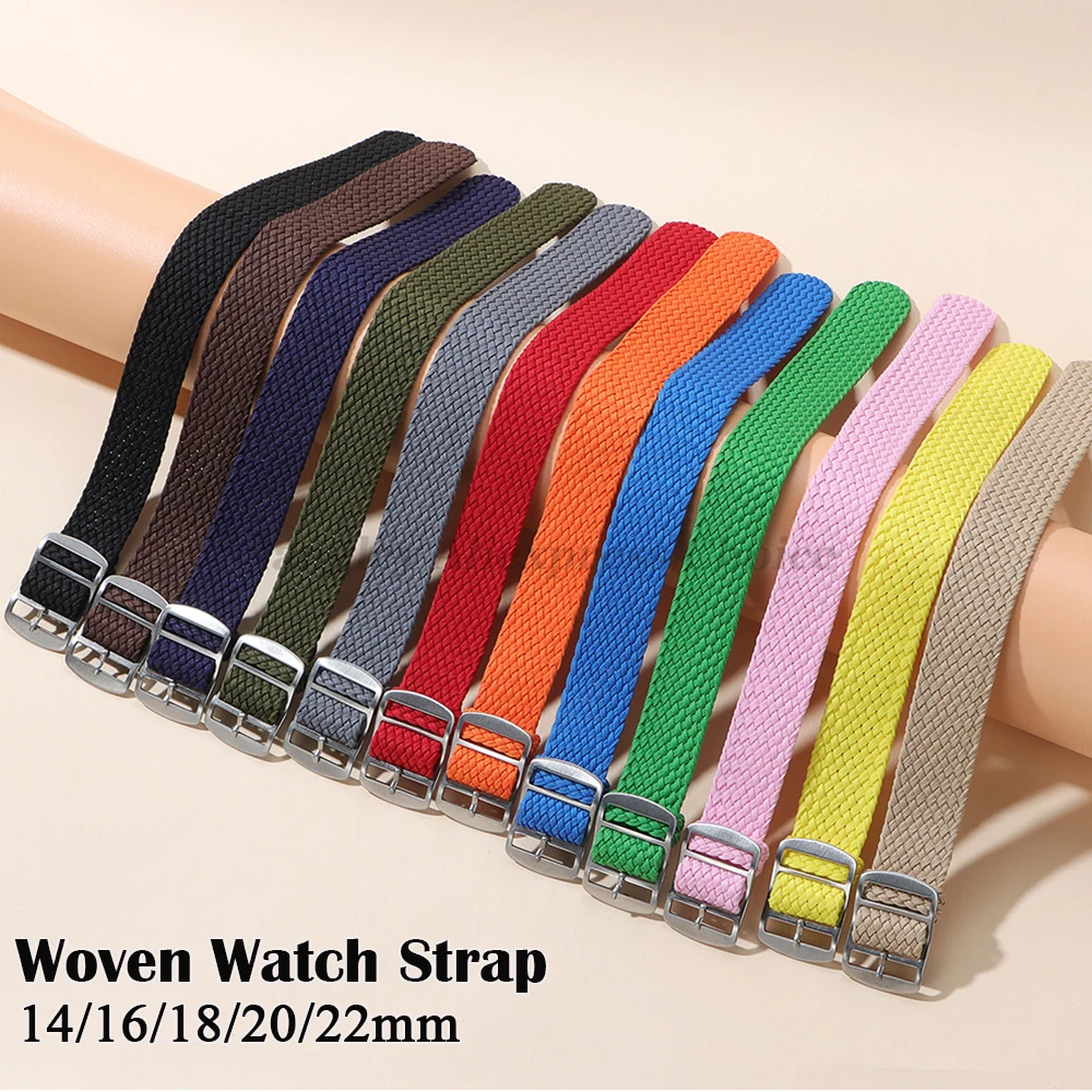 Perlon Strap Woven - 14mm 16mm 18mm 20mm 22mm tecido