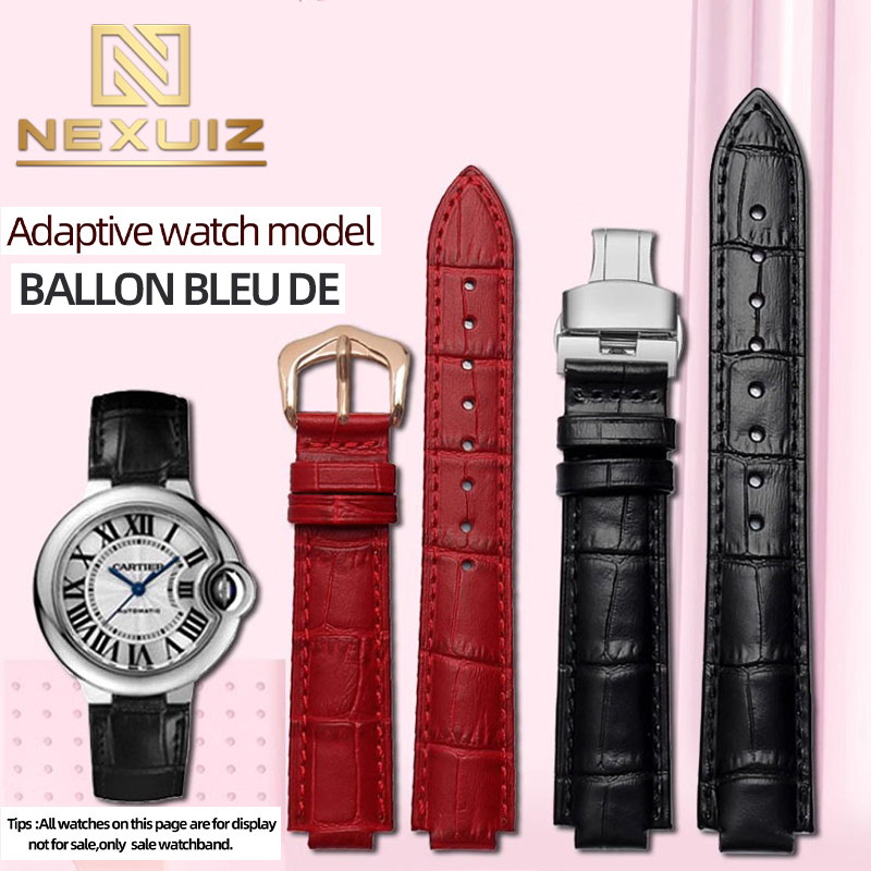 Cartier Watch Ballon Bleu - Pulseira de Couro para Relógio BALLON