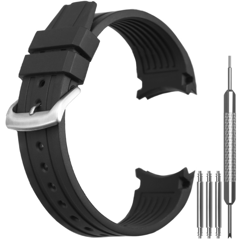 Citizen Watch Promaster - Pulseira de silicone com extremidade curvada