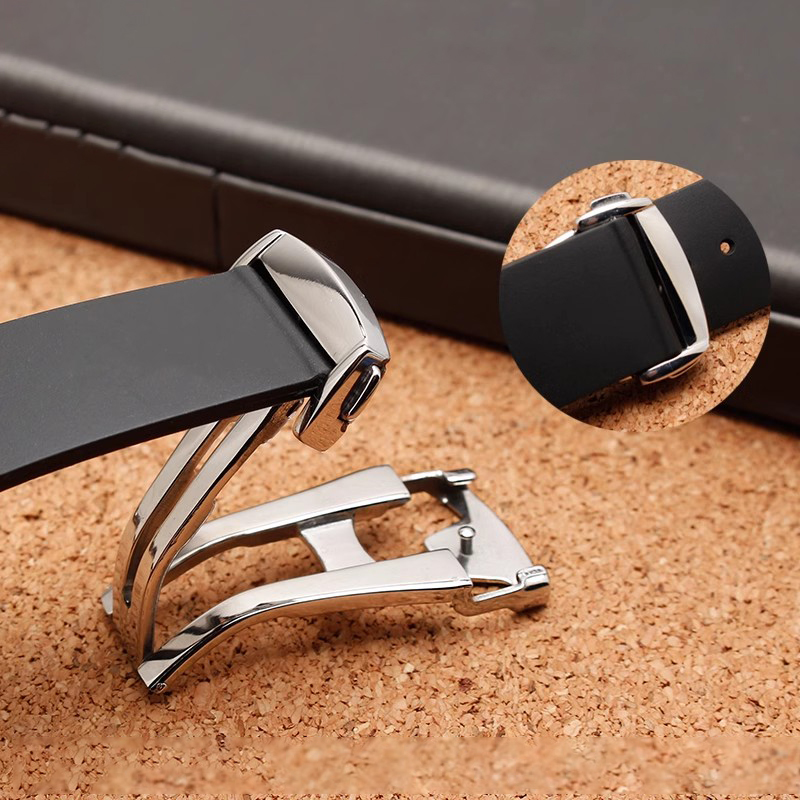 Butterfly Clasp Deployant - Fivela de relógio de aço inoxidável