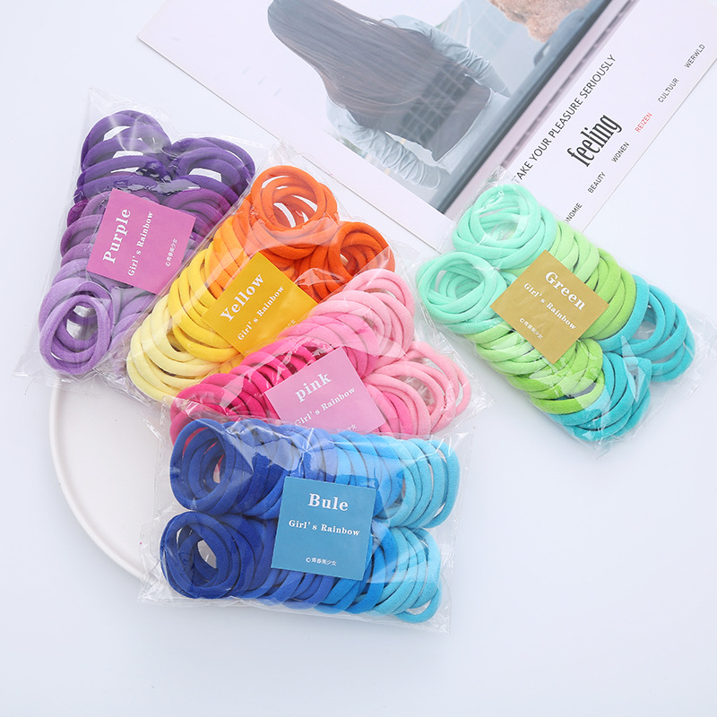 Silicone Band Women - 50 pçs/set feminino meninas faixas de