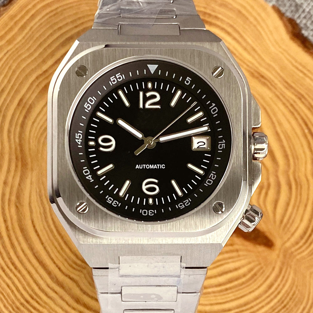 Rolex Watch Submariner - Ar safira vidro 42mm quadrado aço