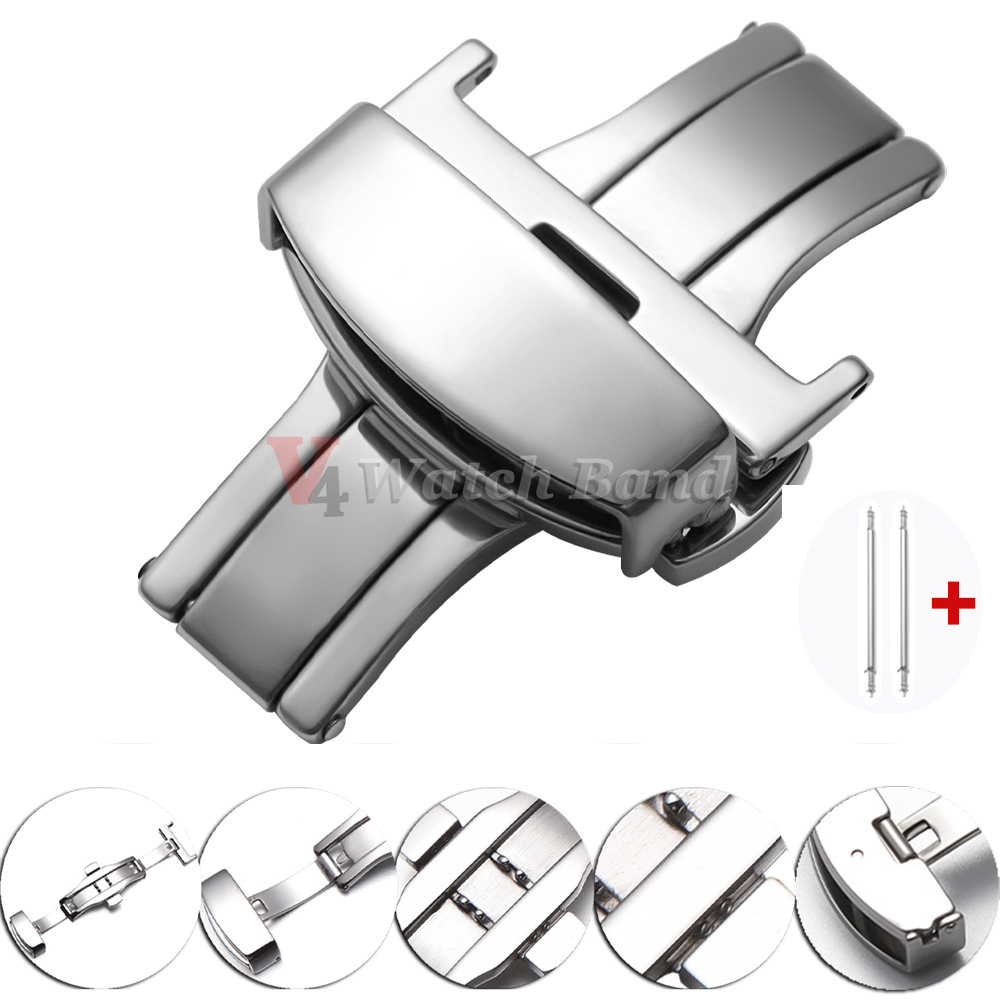 Butterfly Clasp Deployant - Fivelas de Relógio com Botão Duplo