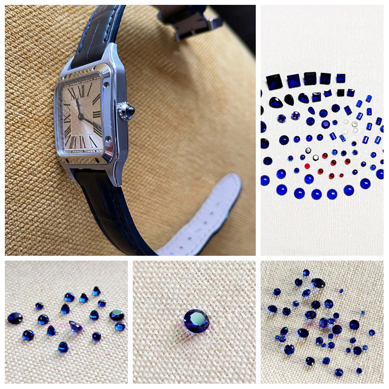 Cartier Watch Ballon Bleu - Coroa de Relógio com Safira Azul