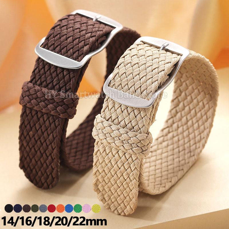 Perlon Strap Woven - Pulseira de Relógio de Nylon Trançado