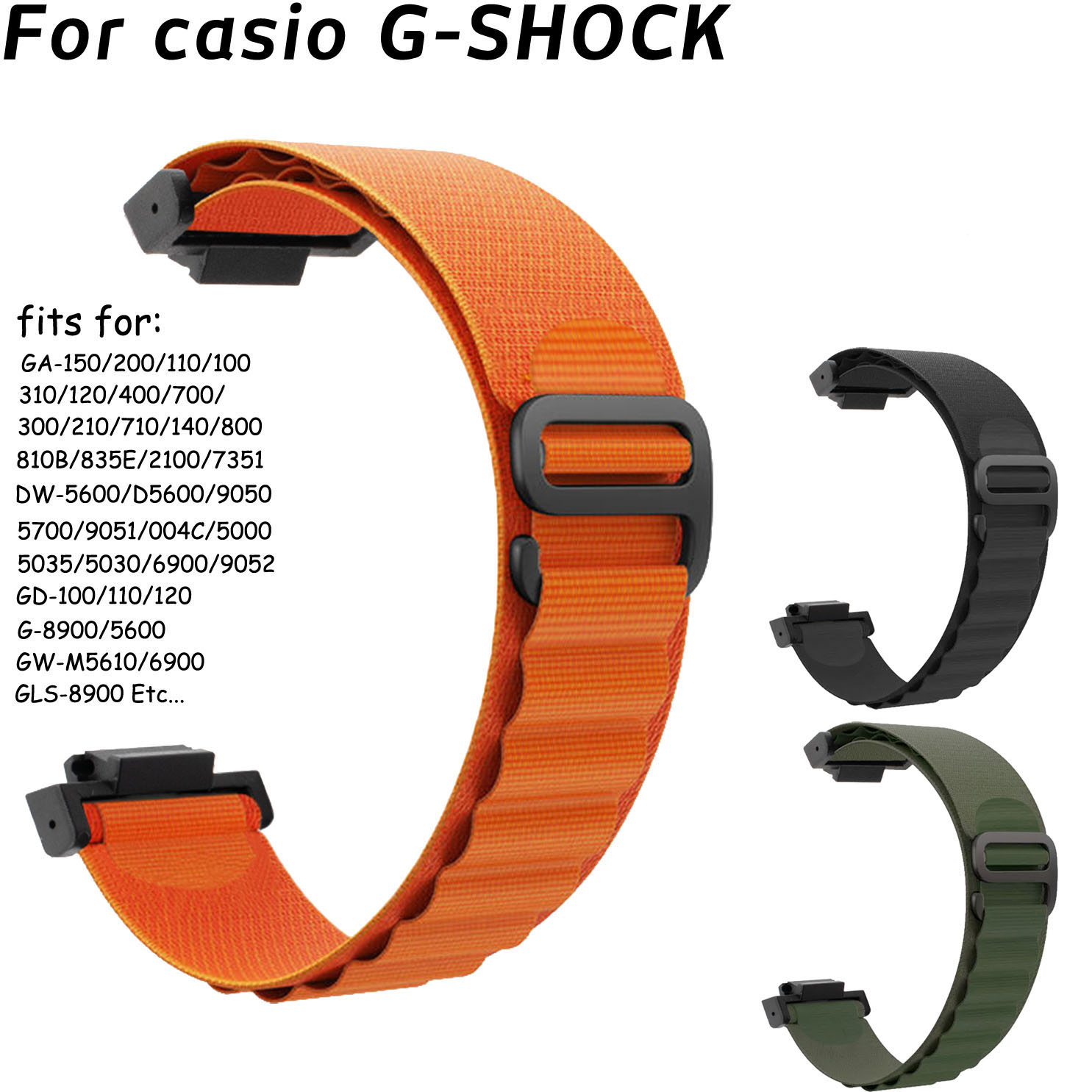 Casio Watch G-Shock Ga-2100 - Pulseira de relógio de 16mm para