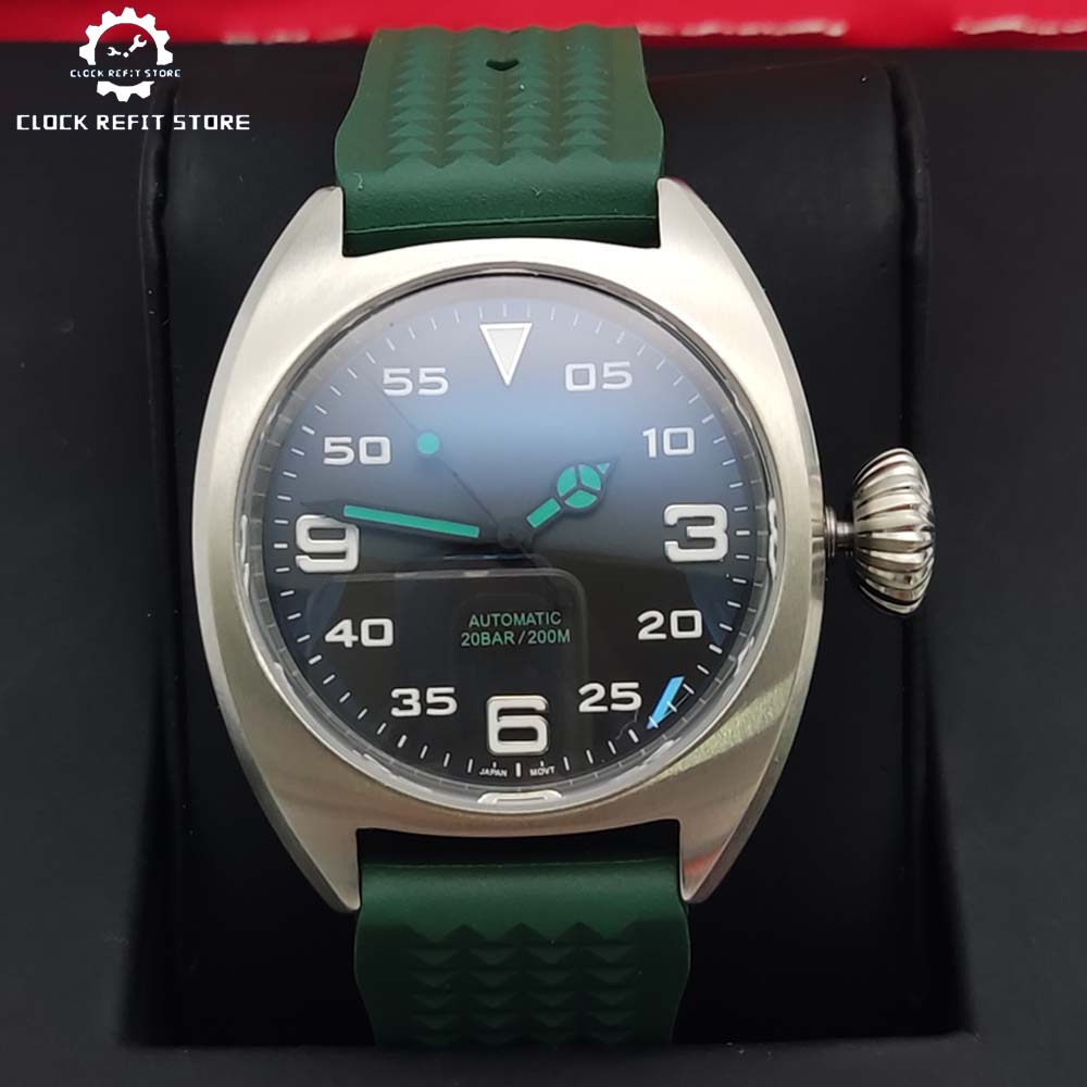 Rubber Strap Diver - Relógio de Mergulho Fashion 36MM com