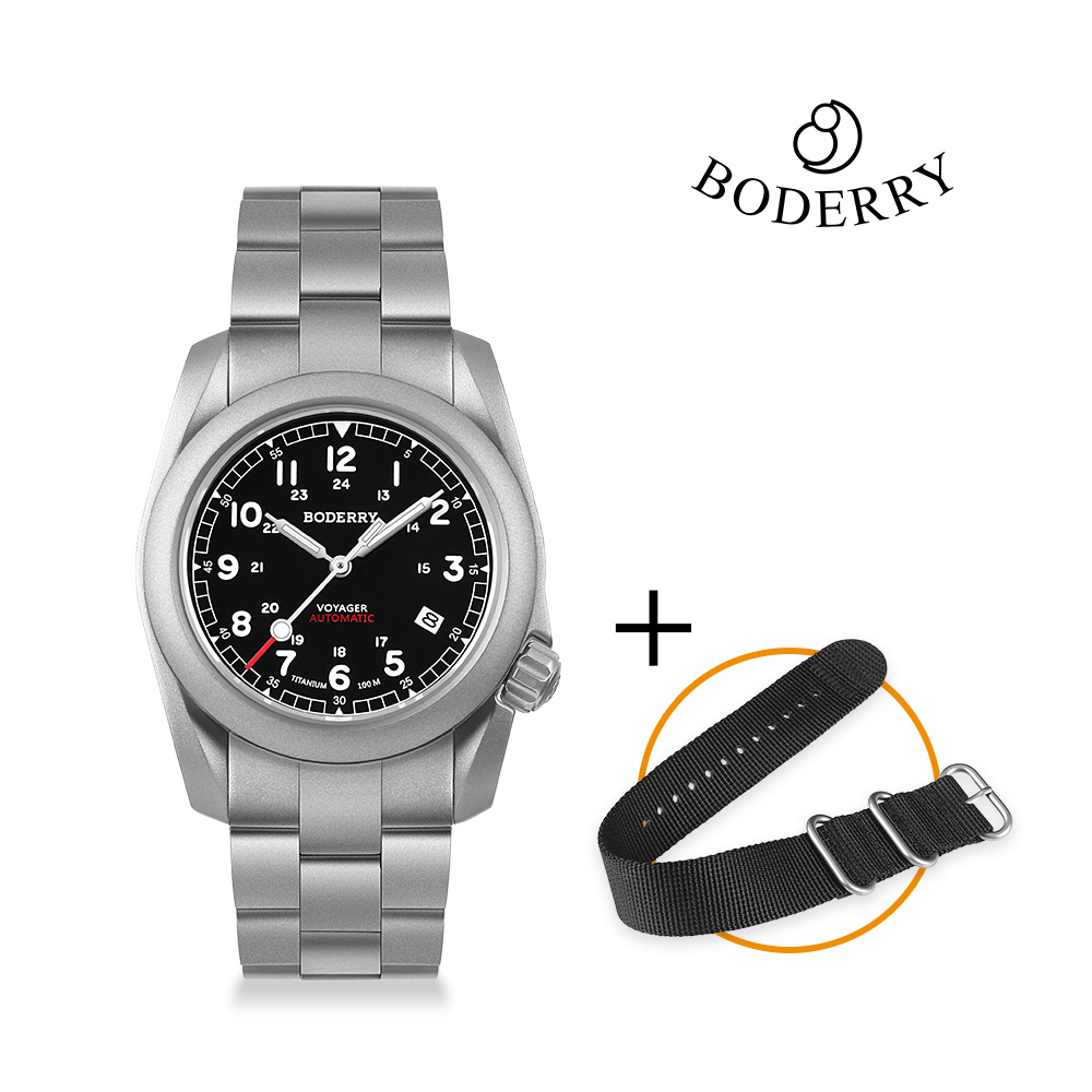Seiko Watch 5 Sports - Boderry voyager campo relógio de titânio