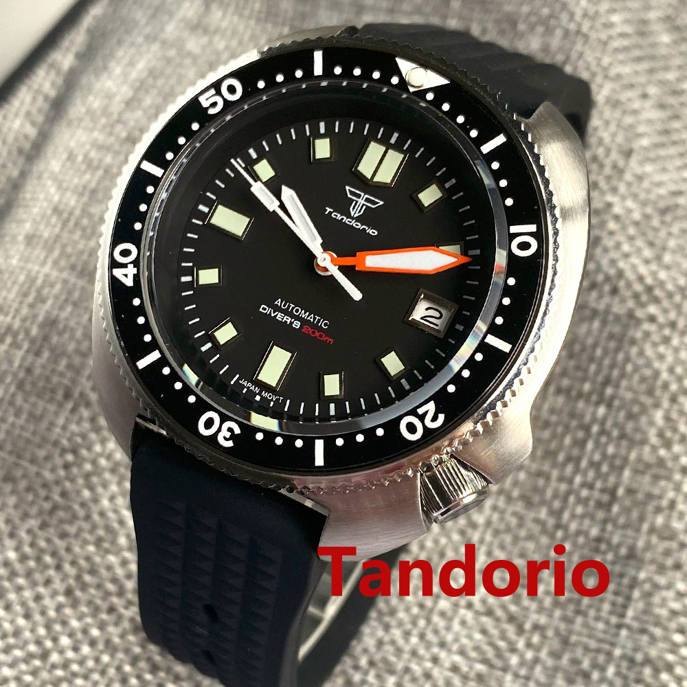 Rubber Strap Diver - Relógio Masculino Automático Tandorio 44mm com