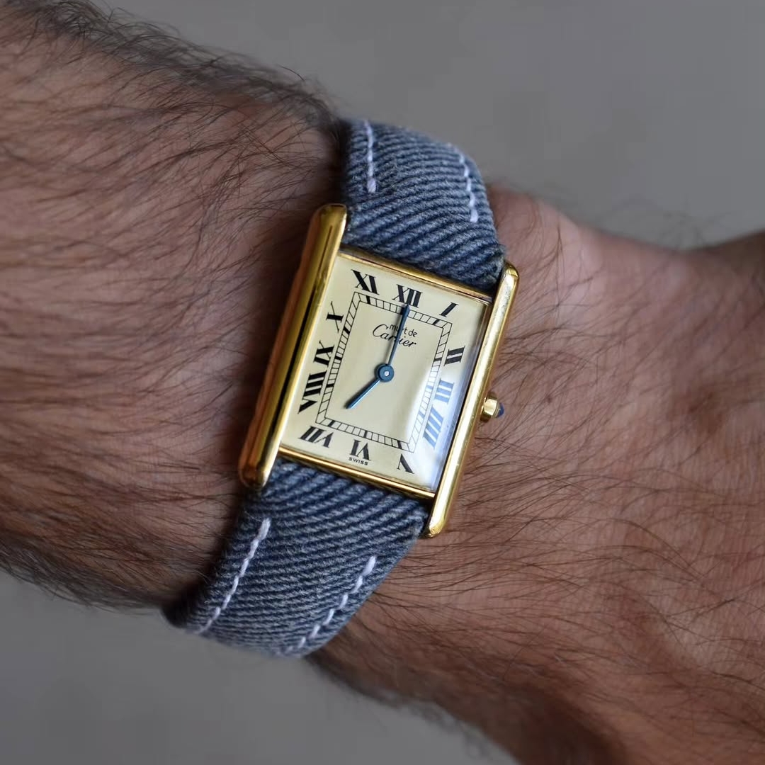 Pulseira de Relógio de Denim I - Patek Philippe Watch Calatrava avaliação e preço