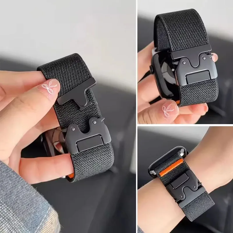 Pulseira de nylon paraquedas p - Parachute Strap Elastic avaliação e preço