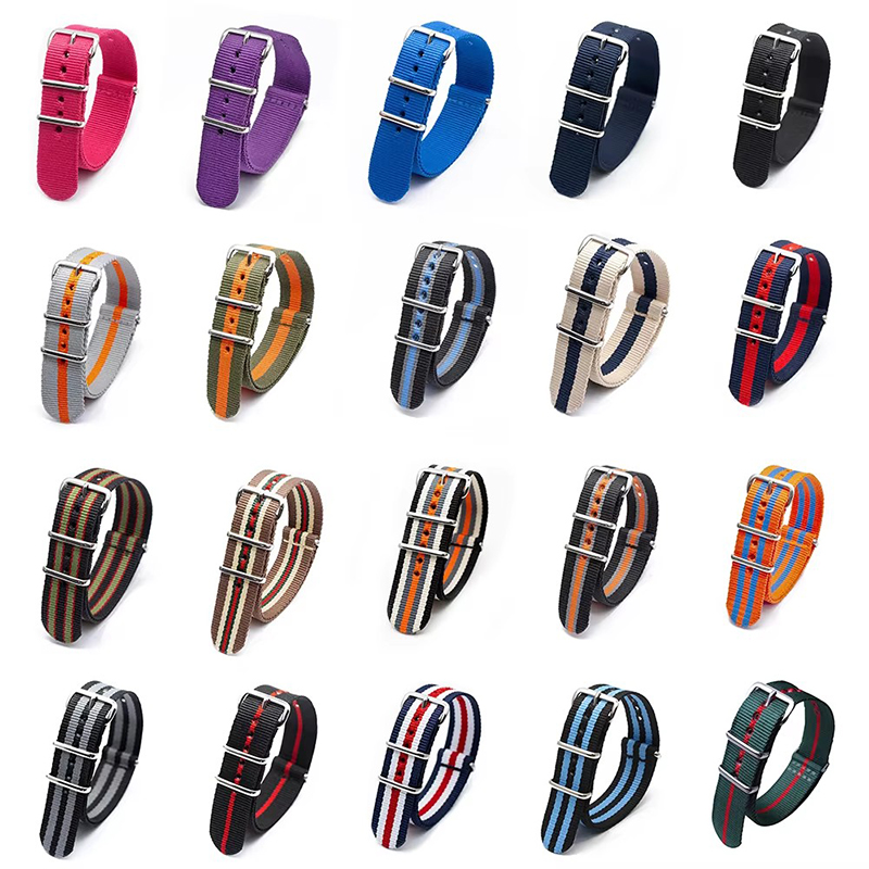 18/20/22/24mm listras cambos t - Nato Strap Nylon avaliação e preço
