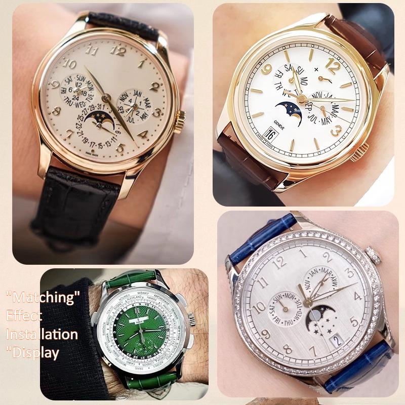 Pulseira de relógio de couro b - Patek Philippe Watch Calatrava avaliação e preço