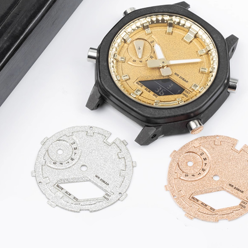 Gelo ouro fogo padrão dial par - Casio Watch G-Shock Ga-2100 avaliação e preço