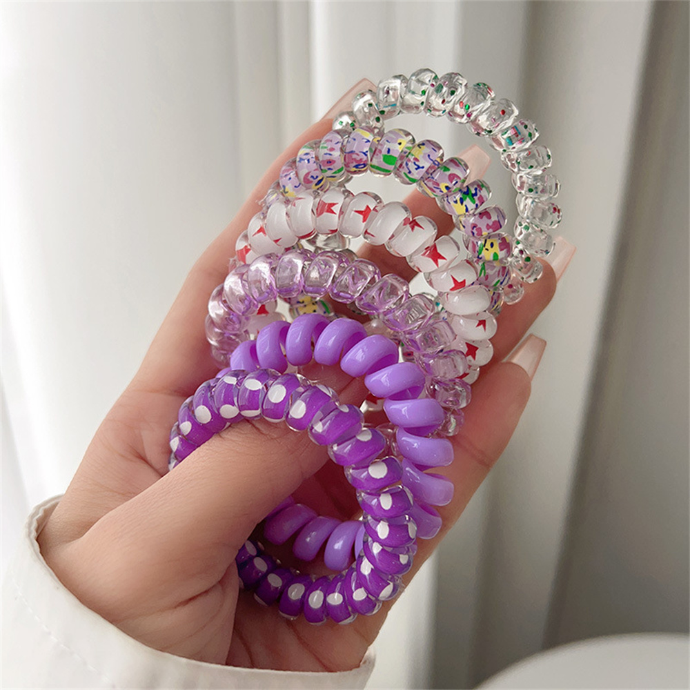 6 Peças de Elásticos de Cabelo - Silicone Band Women avaliação e preço