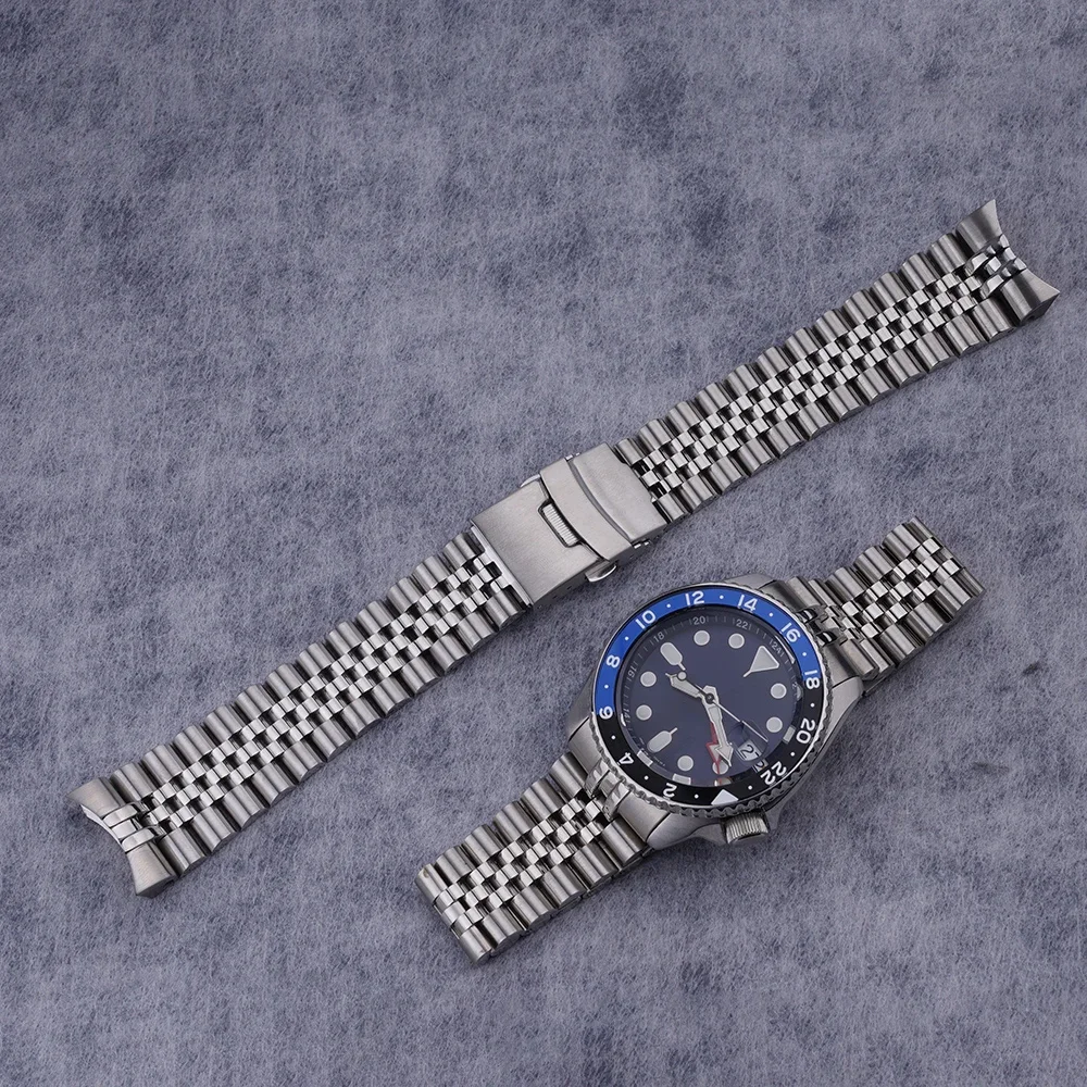Carlywet 22mm pulseira jubileu - Seiko Watch 5 Sports avaliação e preço