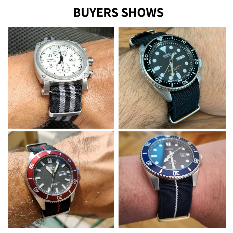 Pulseira de relógio do exércit - Nato Strap Nylon avaliação e preço