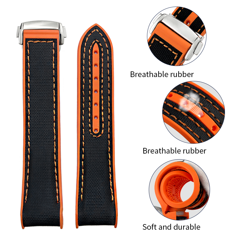 Pulseira de Relógio de Nylon e - Omega Watch Seamaster avaliação e preço