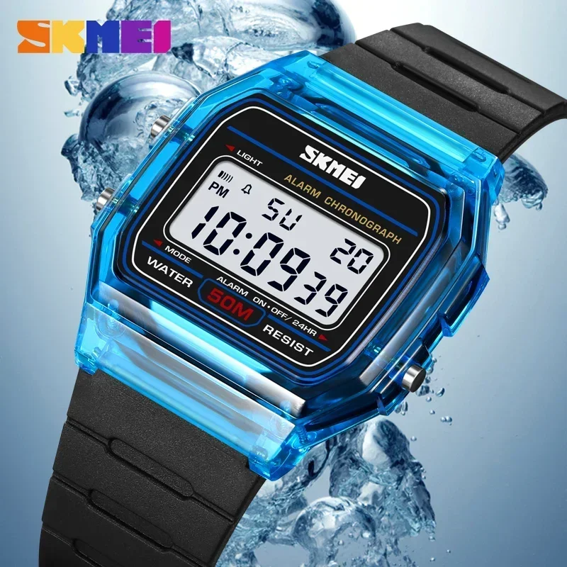 Skmei 2056 transparente tpu ci - Rubber Strap Diver avaliação e preço