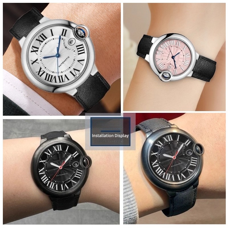 Pulseira de lona de náilon par - Cartier Watch Ballon Bleu avaliação e preço