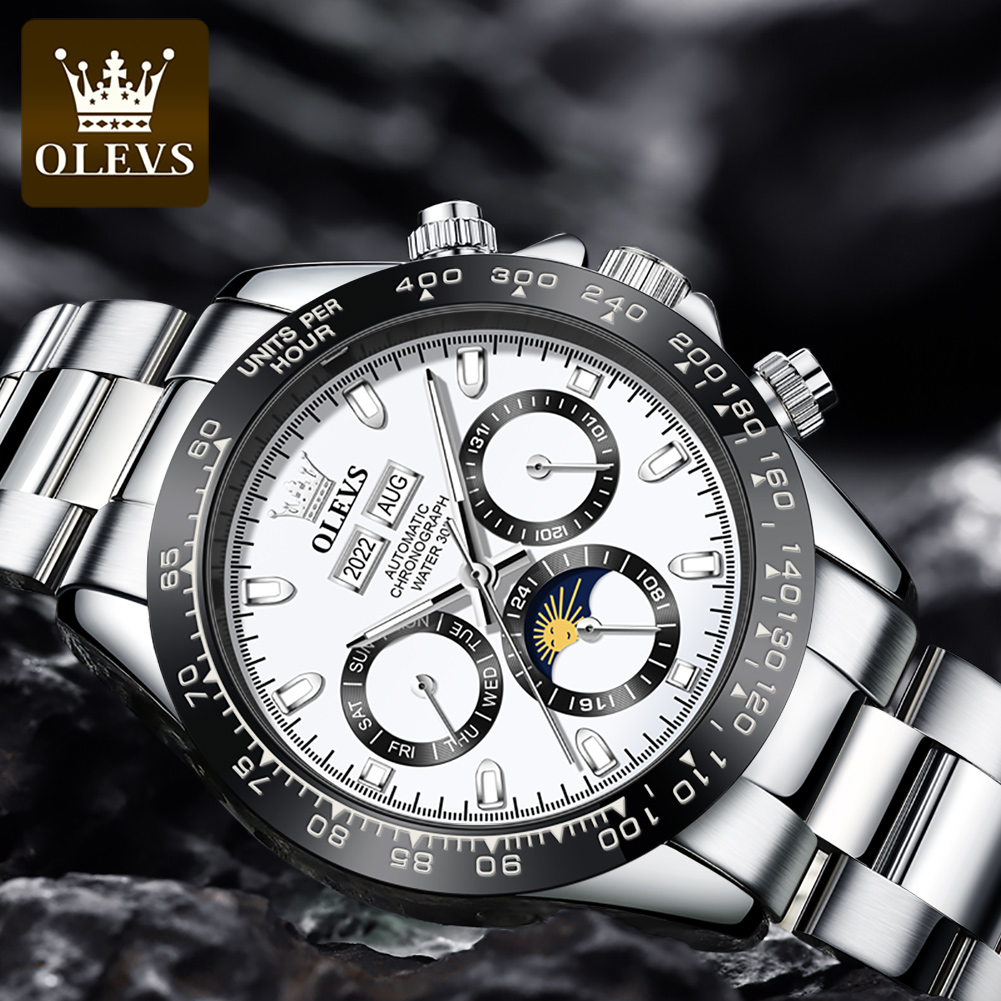 Olevs 6654 relógio masculino d - Seiko Watch 5 Sports avaliação e preço