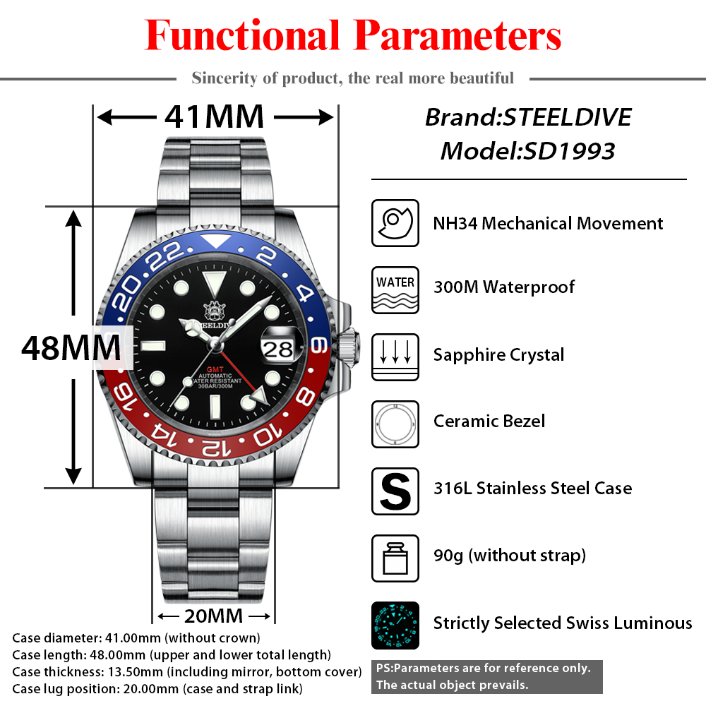 Steeldive sd1993 v2 moldura de - Seiko Watch 5 Sports avaliação e preço