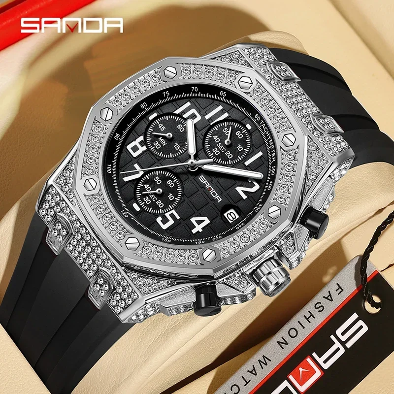 Relógio de Quartzo Masculino S - Rubber Strap Diver avaliação e preço