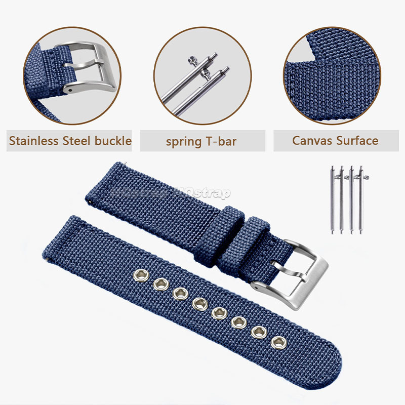 Pulseira de nylon 18mm 20mm 22 - Nato Strap Nylon avaliação e preço