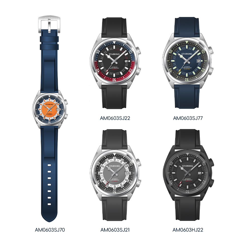 Relógio de Mergulho Automático - Rubber Strap Diver avaliação e preço