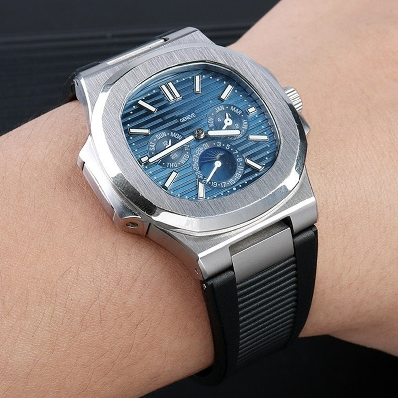 Pulseira de Borracha Premium C - Patek Philippe Watch Nautilus avaliação e preço