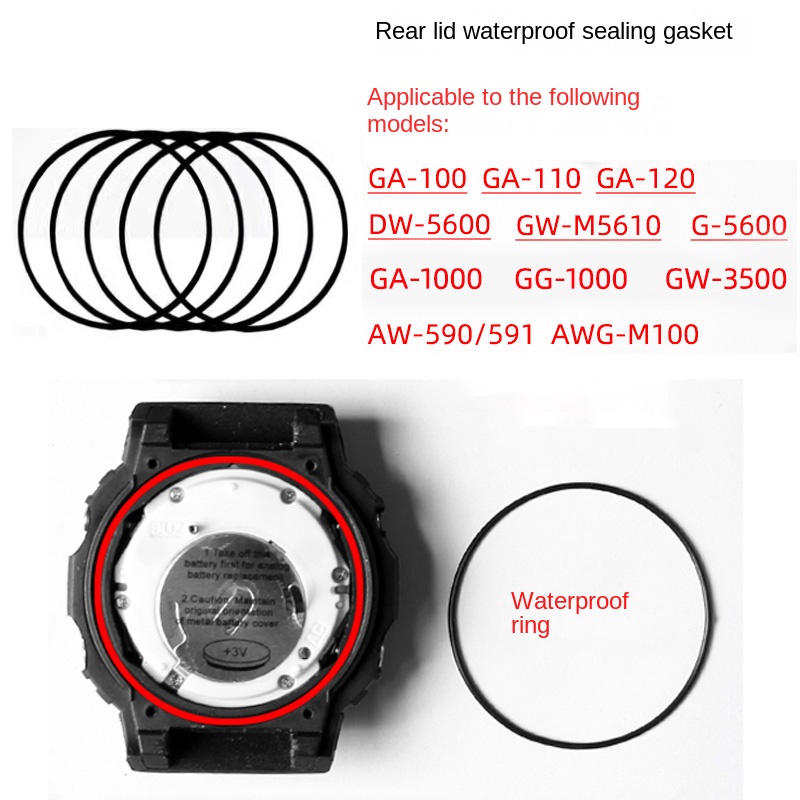 Tampa traseira anel à prova d' - Casio Watch G-Shock Ga-2100 avaliação e preço