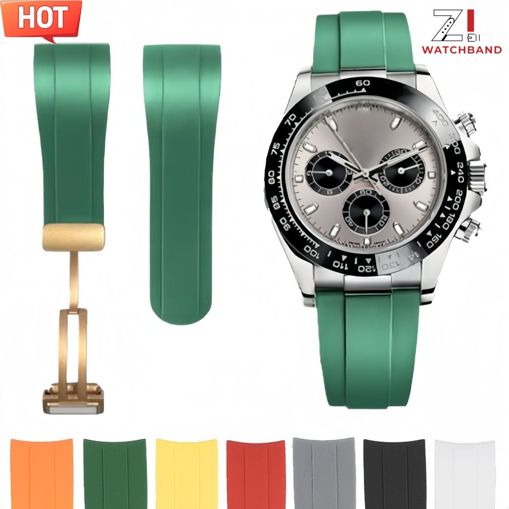 Pulseira de Borracha de 22mm p - Rolex Watch Submariner avaliação e preço
