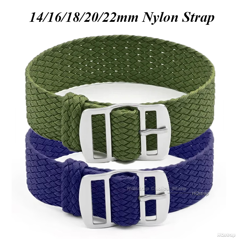 16mm 18mm 20mm 22mm cinta para - Perlon Strap Woven avaliação e preço