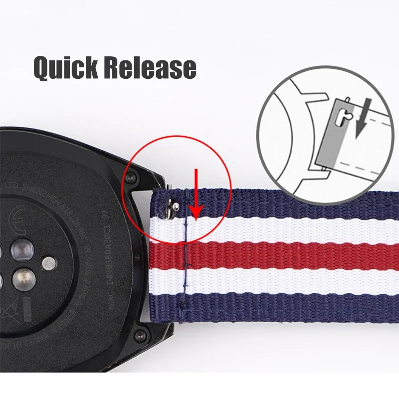Pulseira de nylon tecido de 20 - Nato Strap Nylon avaliação e preço