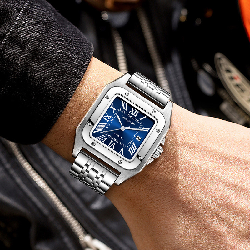 Relógio Mecânico Automático de - Cartier Watch Santos avaliação e preço