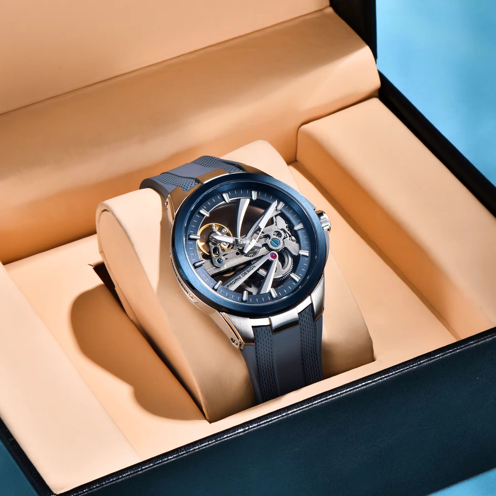 Relógio Mecânico Masculino PAG - Rubber Strap Diver avaliação e preço