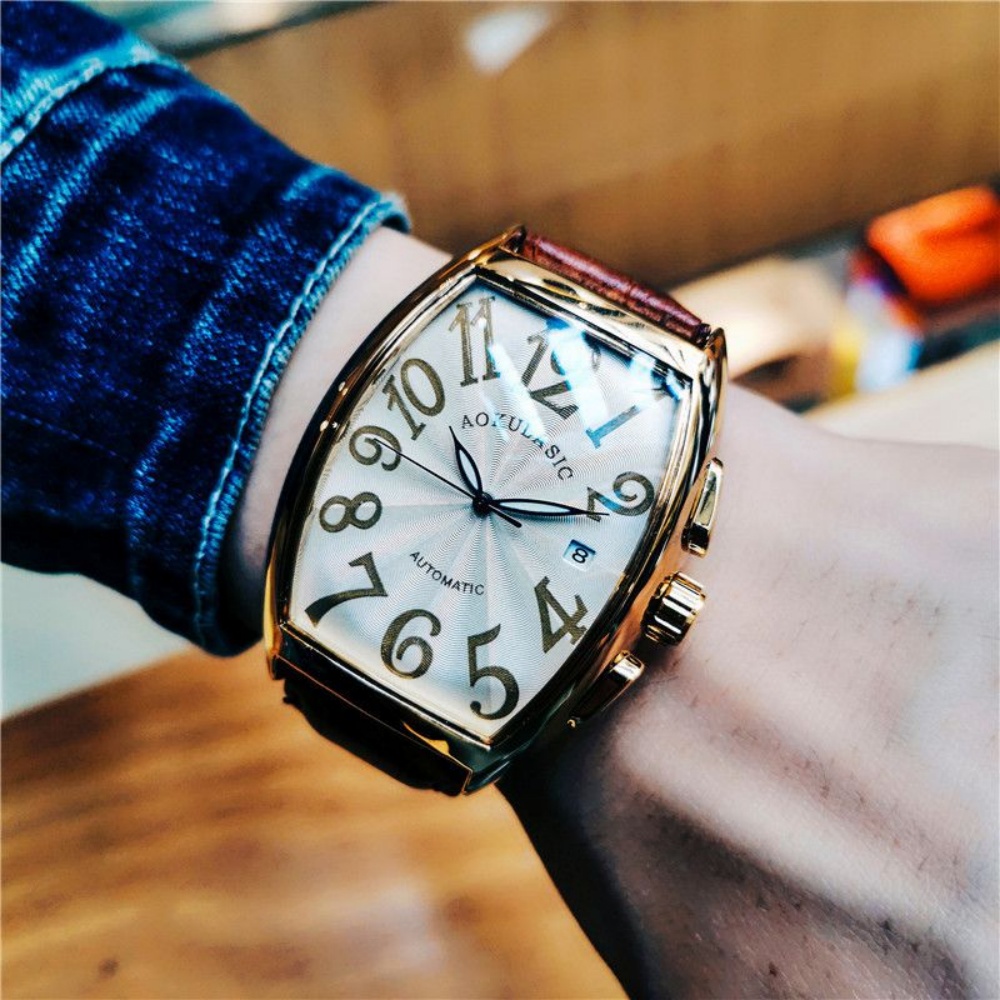 Relógio Mecânico Luxuoso Mascu - Cartier Watch Santos avaliação e preço