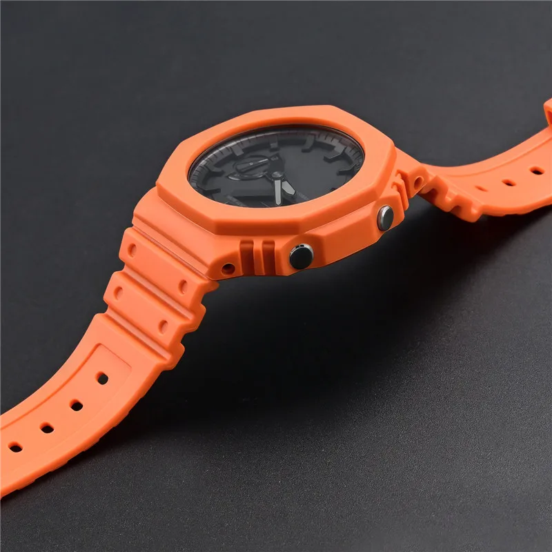 Caixa de pulseira de relógio d - Casio Watch G-Shock Ga-2100 avaliação e preço