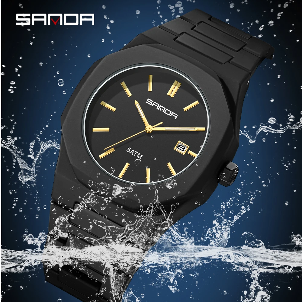 Relógio de Quartzo Fashion SAN - Rubber Strap Diver avaliação e preço