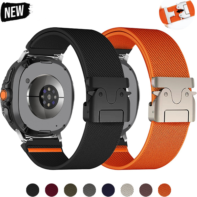 Pulseira de náilon para samsun - Parachute Strap Elastic avaliação e preço