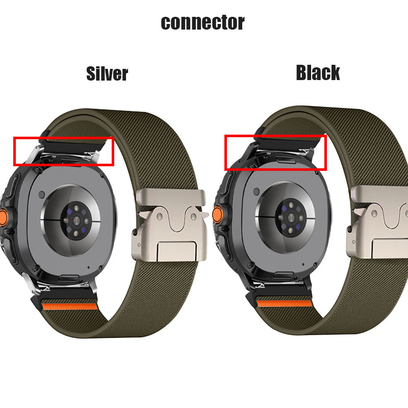 Pulseira de náilon para samsun - Parachute Strap Elastic avaliação e preço