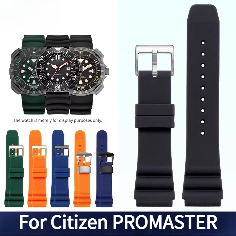 Pulseira de silicone com borda - Citizen Watch Promaster avaliação e preço