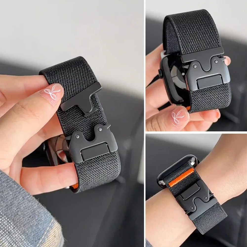 Nova pulseira de pára-quedas p - Parachute Strap Elastic avaliação e preço